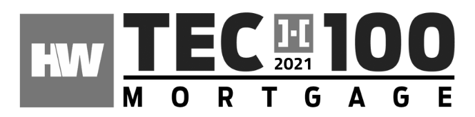 HousingWire Tech 100 Award 2021