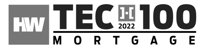 HousingWire Tech 100 Award 2022