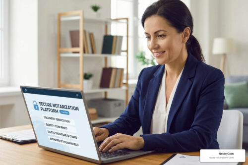 digital notarization secure platform