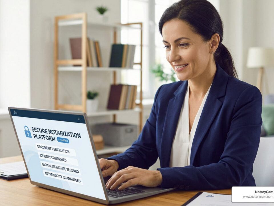 digital notarization secure platform
