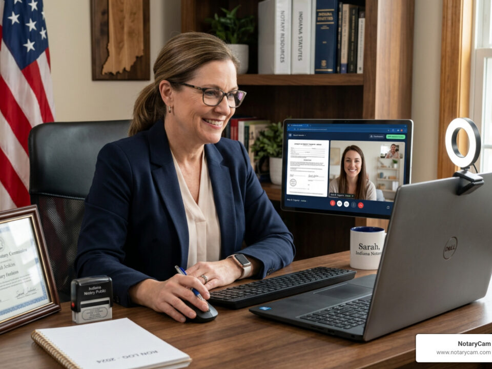 Indiana remote notary platform